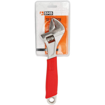 Bmb Tools Rubber Handle Adjustable Wrench 10In