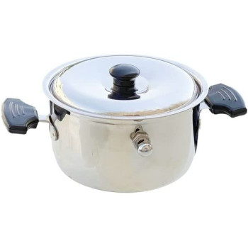 Taj Stainless Steel Double Wall Milk Cooker Boiler Black 18Cm