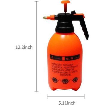 Decdeal 3L Garden Sprayer Pump Handheld Water Sprayers Pressurized Plant Water Mister Sprayer Fertilizing