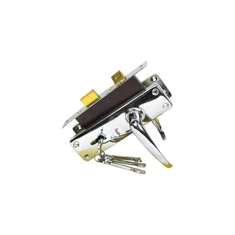 Abbasali Mortice Lock For Bathtoomroom & Office With 3 Key