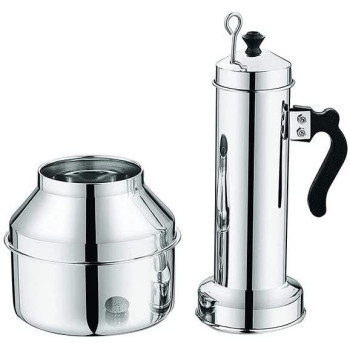Taj Stainless Steel Puttu Maker Silver 500Ml