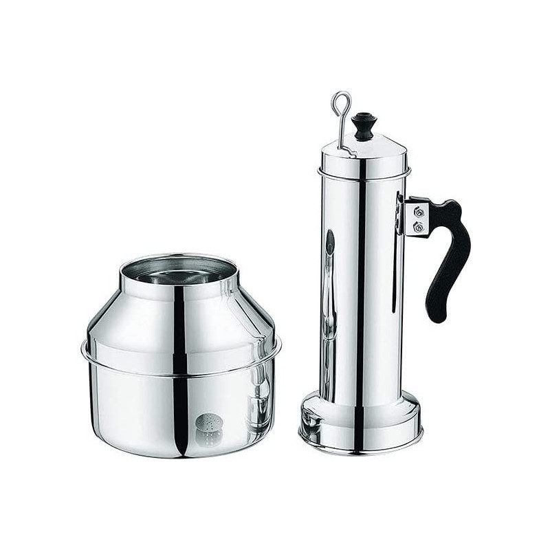 Taj Stainless Steel Puttu Maker Silver 500Ml