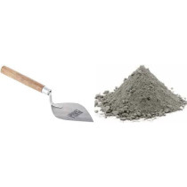 Abbasali Grey Cement 10Kg With Karandi & Bucket