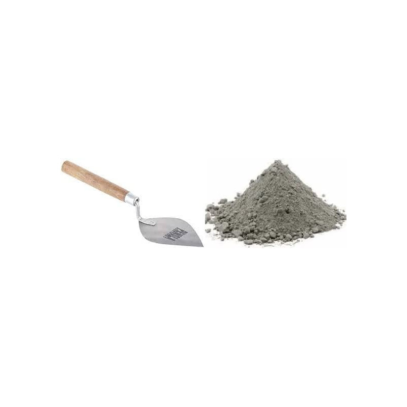 Abbasali Grey Cement 10Kg With Karandi & Bucket