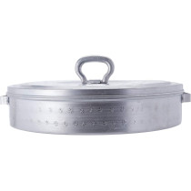 Ayda Traditional Arabic Bread Box, Hammered Design Storage Container 15 Inch