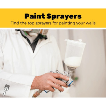 Abbasali Spray Gun Pvc Top Tank With Paint Filter & Air Duster Gun With 10Mtr Hose For Cleaning & Painting