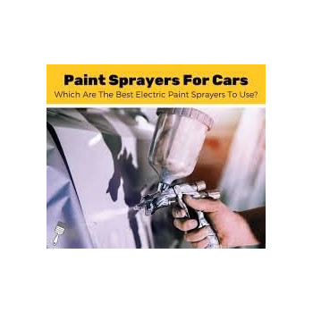 Abbasali Spray Gun Pvc Top Tank With Paint Filter & Air Duster Gun With 10Mtr Hose For Cleaning & Painting