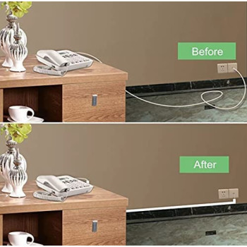 Abbasali 13Amp Switch Socket With 3X3 Pvc Box13 Amp Top Plug & 25X25 Pvc Trunking 3Pcs 90Cm