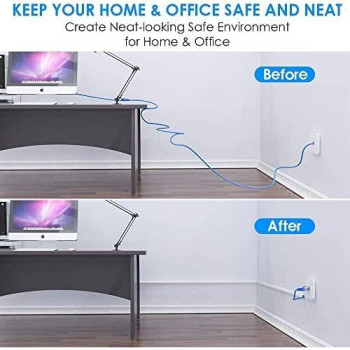 Abbasali 13Amp Switch Socket With 3X3 Pvc Box13 Amp Top Plug & 25X25 Pvc Trunking 3Pcs 90Cm