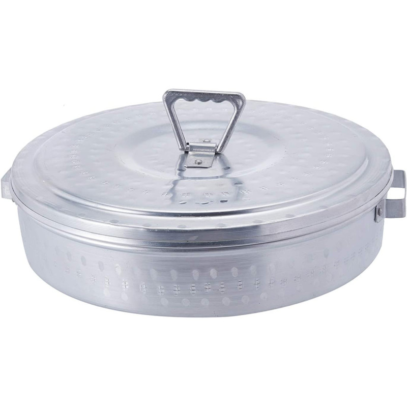 Ayda Traditional Arabic Bread Box, Hammered Design Storage Container 14 Inch