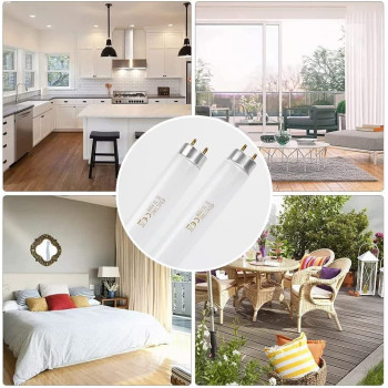 Abbasali Electrical 2 Pack Replacement Uv Light Bulb For Electric Bug Zapper Replacement Uv For Mosquito Insect Killer 8 Watt