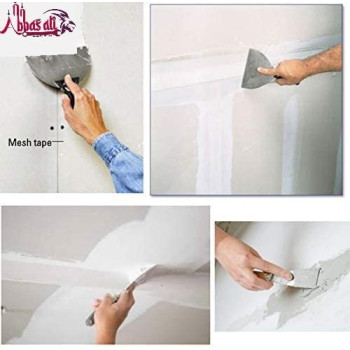 Abbasali Stainless Steel Joint Knife Flexible Drywall Joint Knife With Comfortable Handle Paint Removal Scraper 1 Inch