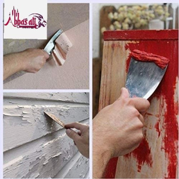 Abbasali Stainless Steel Joint Knife Flexible Drywall Joint Knife With Comfortable Handle Paint Removal Scraper 1 Inch