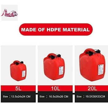 Abbasali Emergency Kit For Suvs & Cars While Fuel Ended Includes 5 Ltr Petrol Pvc Canesafety Trainglesafety Jacket