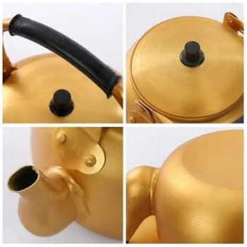 Taj Yellow Kettle 6L Stove Top Tea Kettle Golden Kettle Karak Tea Kettle Camping Kettle Coffee Kettle 6 Litre 