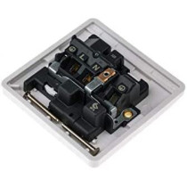 Abbasali 13Amp Switch Socket With 3X3 Pvc Box & Top Plug