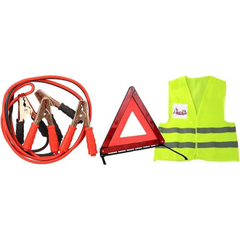 Abbasali Booster Cable 1200 Amp With Safety Jacket & Safety Trangle