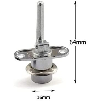 Abbasali 16Mm Cylinder Plunger Lock For Drawer Cabinet Desk Table Office Table Front Activity Linkage 1 Lock 3 Drawers Security