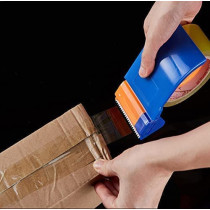 Abbasali Packing Tape Clear Transparent Tape 3 Pcs 2 Inch X 100 Yard With Tape Cutter Roll Dispenser
