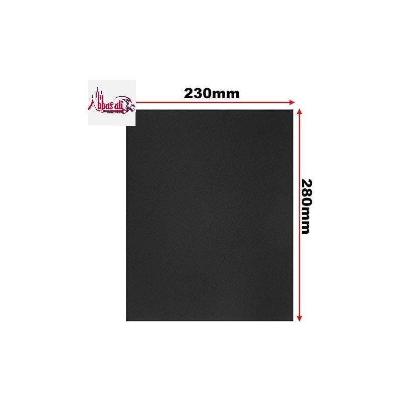 Abbasali 10 Pcs Waterproof Sheet Black Abrasive Paper For Automotive Body Working On Paint Varnish Furniture'S Grit 2000