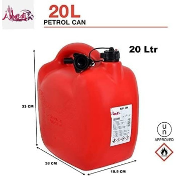 Abbasali Emergency Kit For Suvs & Cars While Fuel Ended Includes 20 Ltr Petrol Pvc Canesafety Trainglesafety Jacket