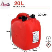 Abbasali Emergency Kit For Suvs & Cars While Fuel Ended Includes 20 Ltr Petrol Pvc Canesafety Trainglesafety Jacket