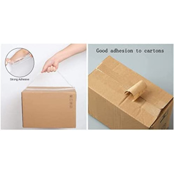 Abbasali Length 100 Meter Yard Width 48Mm 2 Inch Tape Color Transparent Packing List 6X100 Meter Transparent Tape 1Xtape Cutter