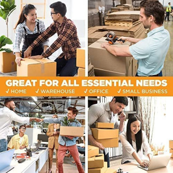 Abbasali Length 100 Meter Yard Width 48Mm 2 Inch Tape Color Transparent Packing List 6X100 Meter Transparent Tape 1Xtape Cutter