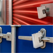 Abbasali Heavy Duty Padlock With 3 Keys Hardened Solid Steel Hardware Monoblock Lock Lockers Gates 100Mm