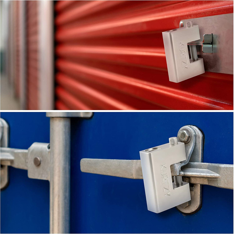 Abbasali Heavy Duty Padlock With 3 Keys Hardened Solid Steel Hardware Monoblock Lock Lockers Gates 100Mm
