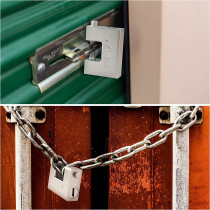 Abbasali Heavy Duty Padlock With 3 Keys Hardened Solid Steel Hardware Monoblock Lock Lockers Gates 100Mm