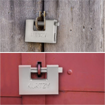 Abbasali Heavy Duty Padlock With 3 Keys Hardened Solid Steel Hardware Monoblock Lock Lockers Gates 100Mm