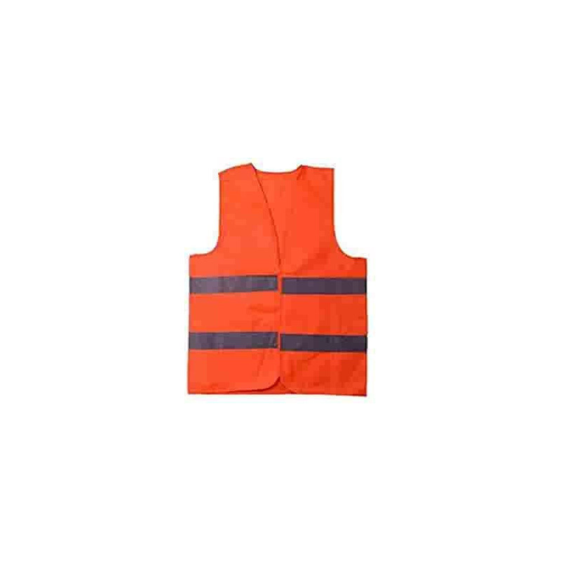 Abbasali Reflective Vest Working Clothes High Visibility Day Night Warning Safety Vest, Orange