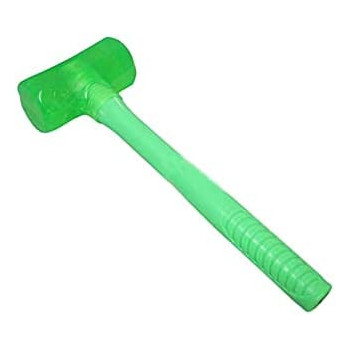 Abbasali Silicone Hammer Mallet With Plastic Handle Indoor Soft Safety Hammer Large
