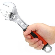 Abbasali Adjustable High Hardness Adjustable Wrench High Efficiency Hand Wrench Machine For Plumbing 8 Inch