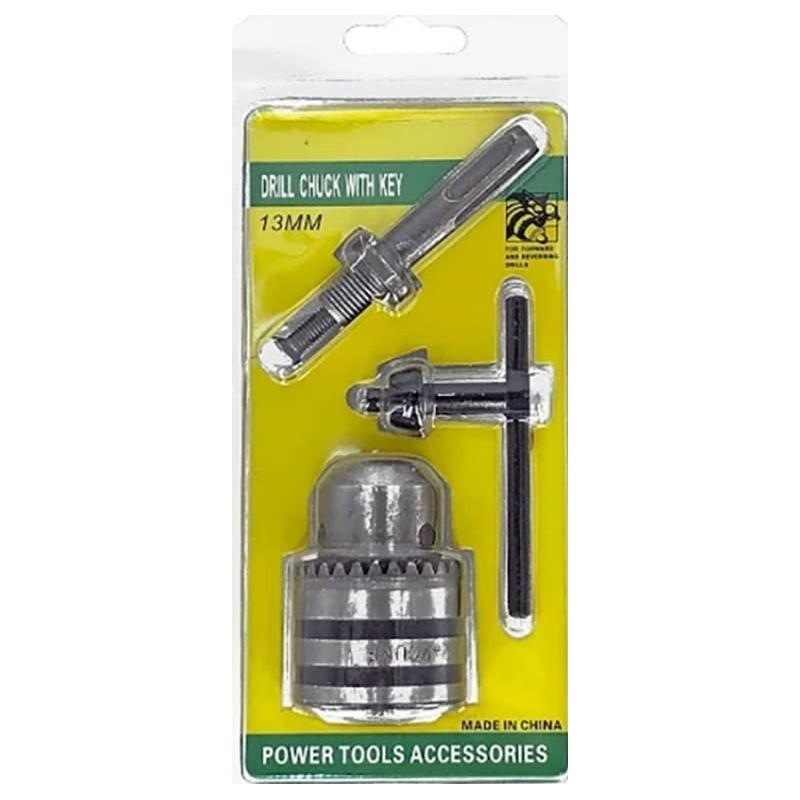 Abbasali Drill Chuck With Key & Sds Adaptor 13Mm