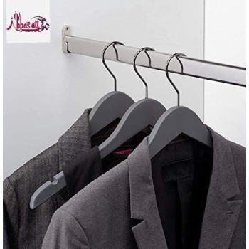 Abbasali 95 Cm Wardrobe BarClothes Rod Closet And Cupboard OrganizerChromed Steel Pack Of 9