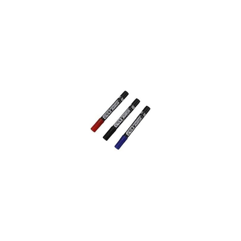 Abbasali Permanent Marker Pack Of 12Pcs Red