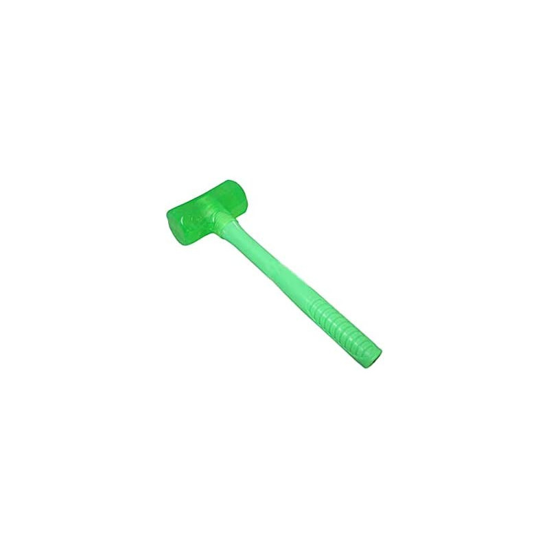 Abbasali Silicone Hammer Mallet With Plastic Handle Indoor Soft Safety Hammer Medium