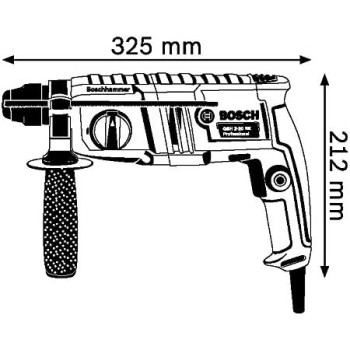 Bosch Rotary Hammer Sds + Professional Gbh 2 20 Re