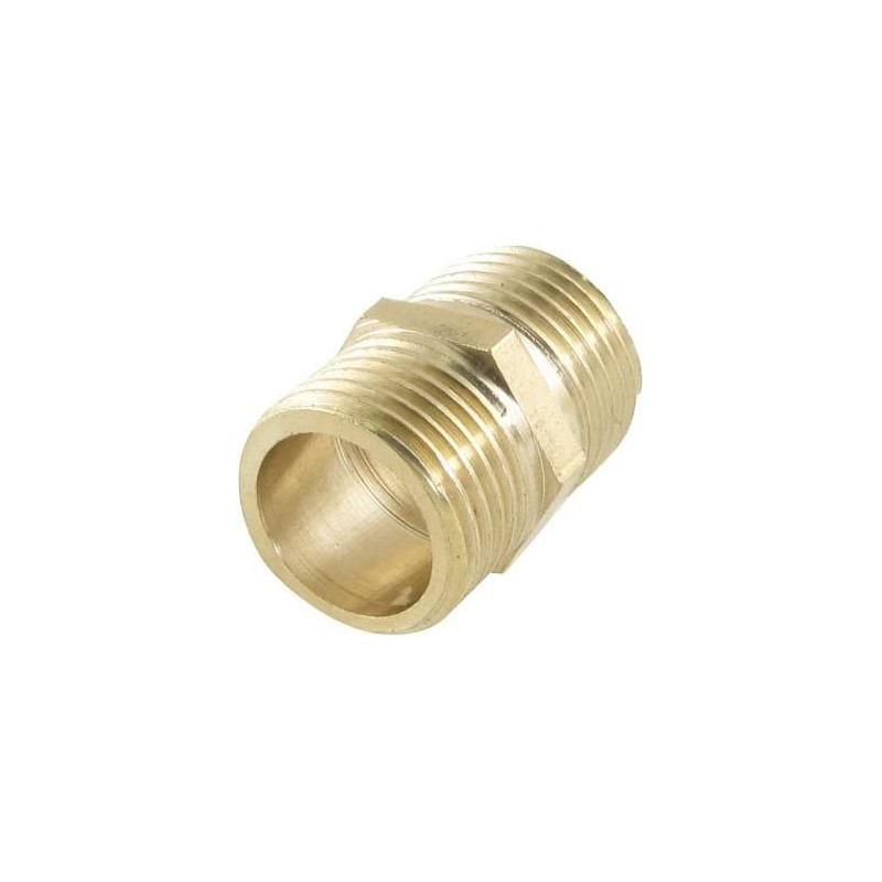 1 2 Pt To 1 2 Pt Male Thread Brass Pneumatic Piping Equal Union Hex Nipple