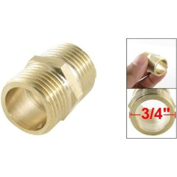 1 2 Pt To 1 2 Pt Male Thread Brass Pneumatic Piping Equal Union Hex Nipple