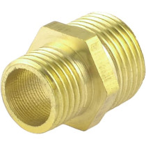 Aexit Brass Hand Operated Tools 3 8 Pt To 1 4 Pt Male Thread Hex Nipple Reducer Pneumatic 21Ry293Qf11 Quick Coupler