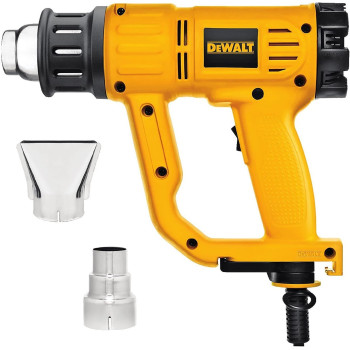 Dewalt Lcd Premium Heat Gun 2000 Watts Yellow