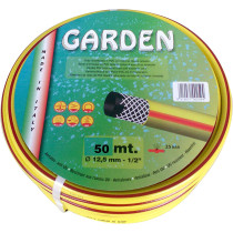 Italian Pvc Reinforce Flexible Hose Pipe 0.5 Inch And 50 Meters Length Yellow