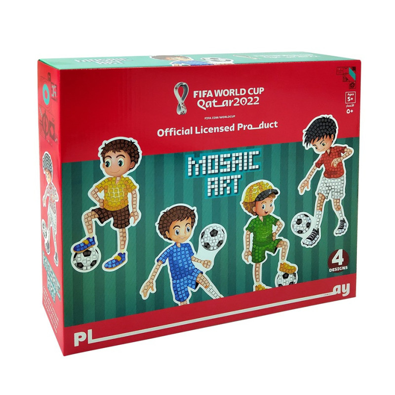 FIFA Mixed Shapes Adhesive Foam Mosaic Tiles for Crafts, Colorful Pieces for Mosaic Projects