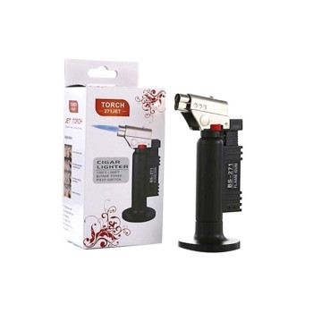 Charcoal Starter Torch Lighter Black And Silver