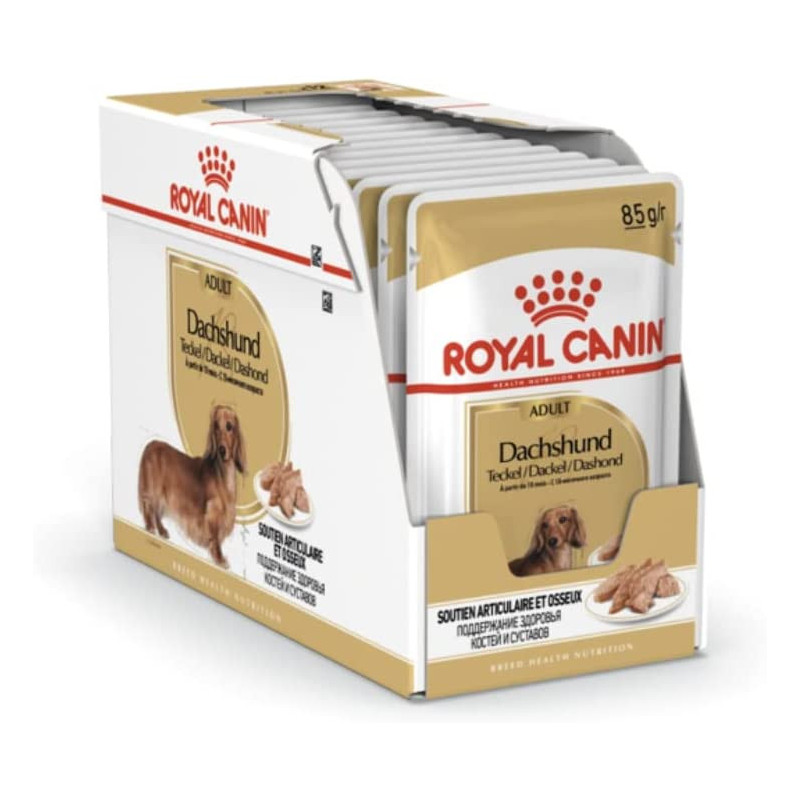 Royal Canin Breed Health Nutrition Dachshund Adult (WET DOG FOOD - Pouches)
