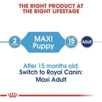 Royal Canin Size Health Nutrition Maxi Puppy Food (Wet Dog Food - 10 Pouches)