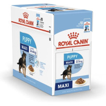 Royal Canin Size Health Nutrition Maxi Puppy Food (Wet Dog Food - 10 Pouches)